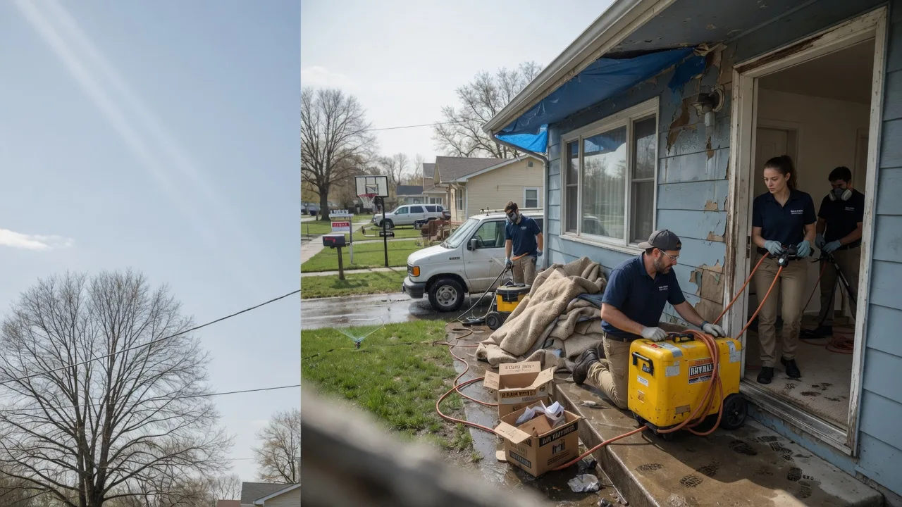 Basement Flood Cleanup in Greenville, PA near me